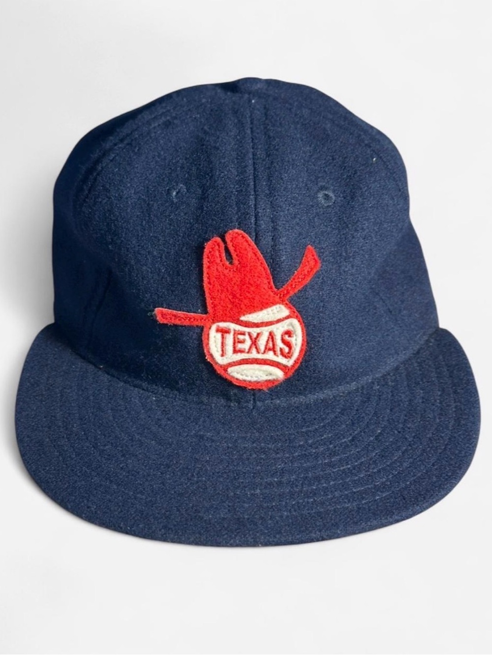 Ebbets Field Flannels Navy Texas Senators Cap with Red & White Patch
